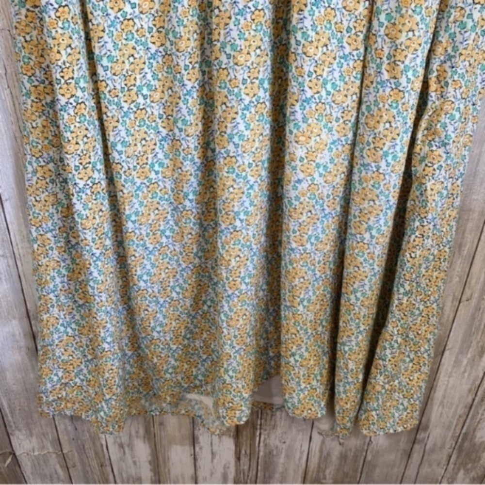 NWT Faithfull The Brand Patrinico Sabinosa Floral Midi Dress Puff Sleeve 4 - Picture 3 of 8